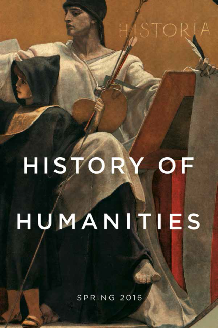 History Of Humanities Journal Coming In Spring 2016 Society For The